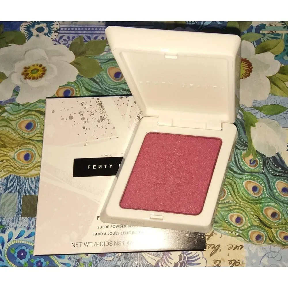 NIB~Fenty Beauty Fenty Cheeks Suede Powder Blush in Summertime Wine